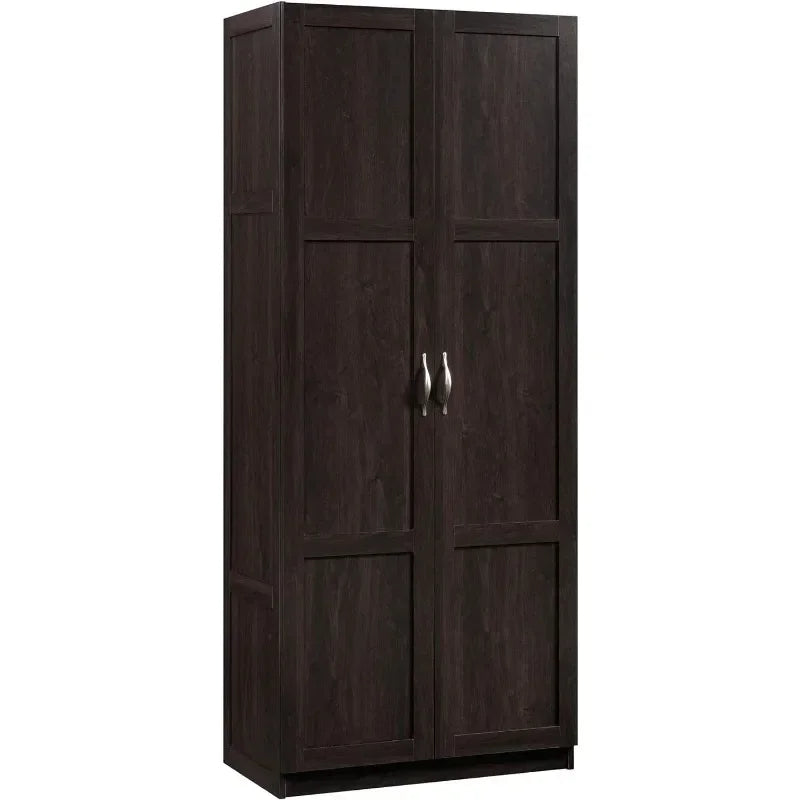 419496 Miscellaneous Storage Storage Cabinet, 29.61 " x D: 16.02 " x H: 71.50", Cinnamon Cherry finish