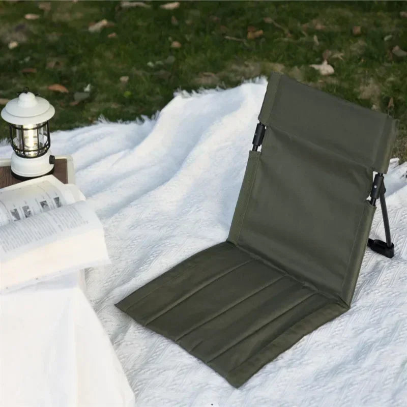 Foldable Camping Chair Outdoor Portable Ultra Light Folding Stool Fishing Chair Camping Backrest Sitting Chair Camping Bench