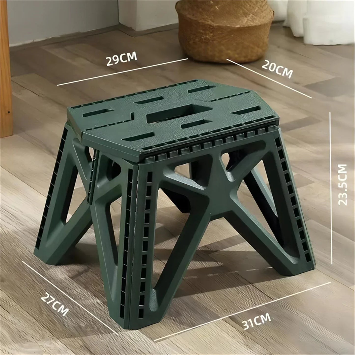 Outdoor Portable Folding Stool High Load-bearing Handle Design Durable Mini Chair Fishing Stool Square Stool/ Maza Camping Stool