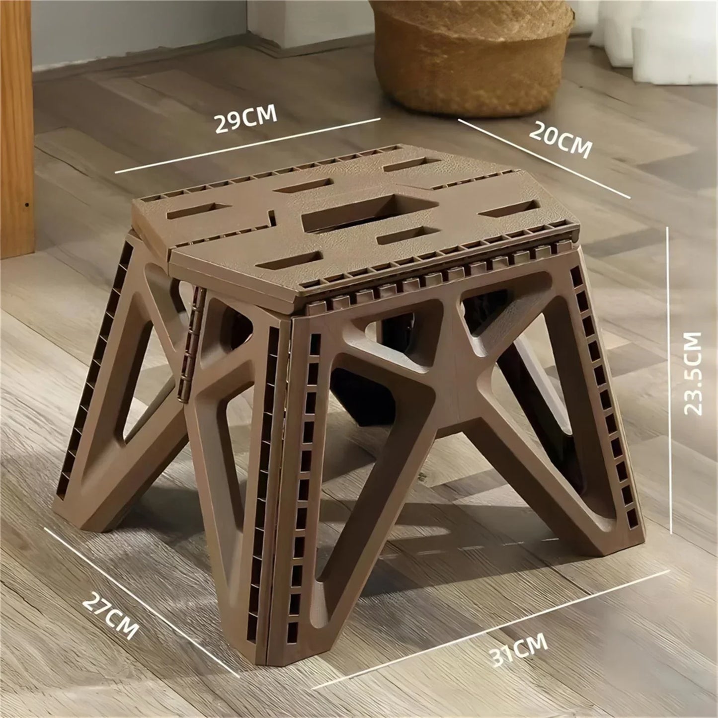 Outdoor Portable Folding Stool High Load-bearing Handle Design Durable Mini Chair Fishing Stool Square Stool/ Maza Camping Stool