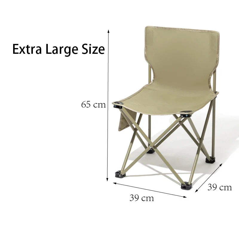 Outdoor portable folding chair Art painting bench sketching small chair Fishing leisure travel camping beach chair