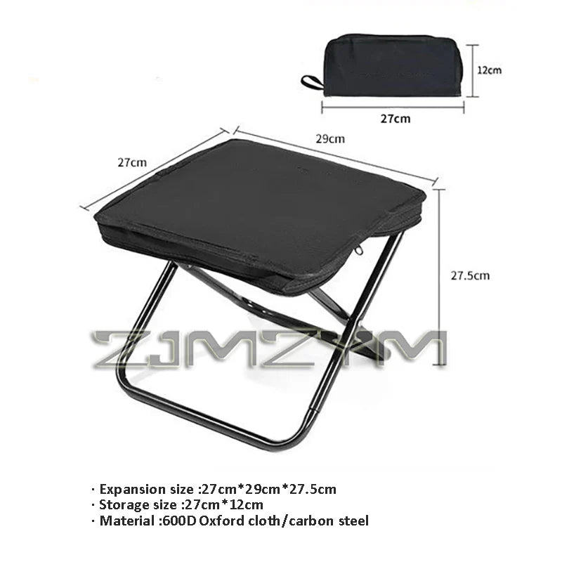 Portable Small Stool, Multifunctional Outdoor Picnic Camping Folding Chair, Light Fishing Stool, Travel Stool