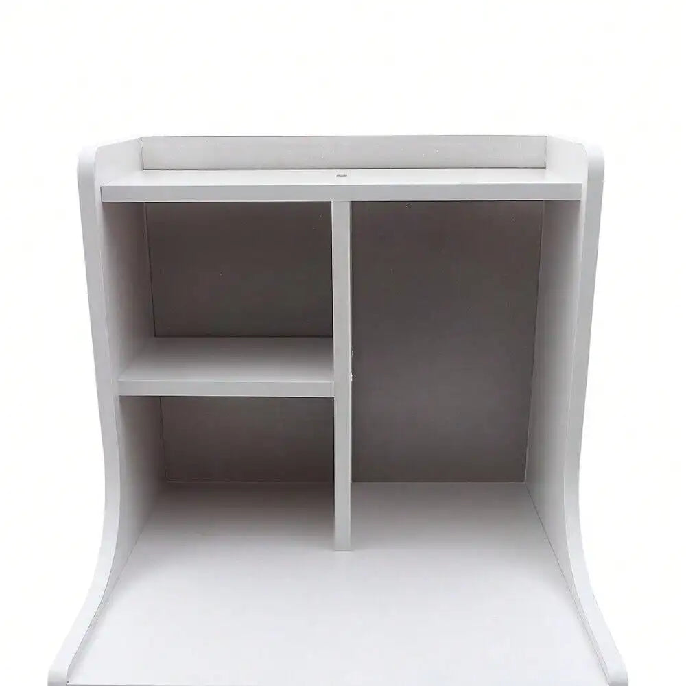 Tall White Nightstand w/ 3 Drawers Side Stand Cabinet Night Stand Bedside Tables